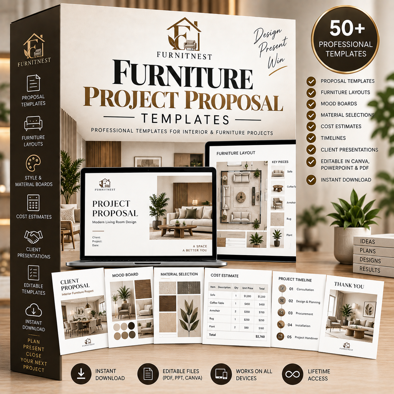 Furniture Project Proposal Templates