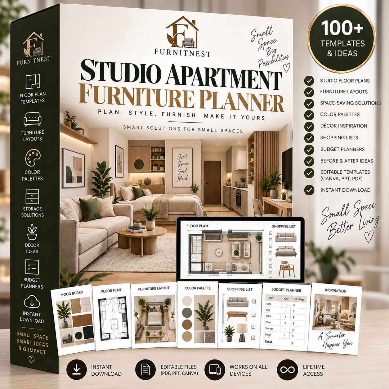 Studio Apartment Furniture Planner